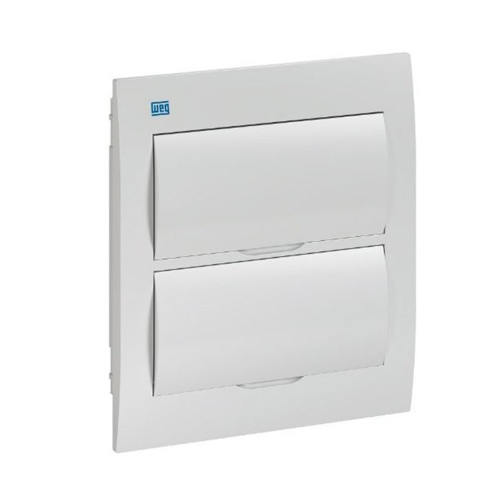 porta branca PVC quadro distribuicao 24 circuitos  QDW02P-24 B WEG 13293410 [12.12.01.003]