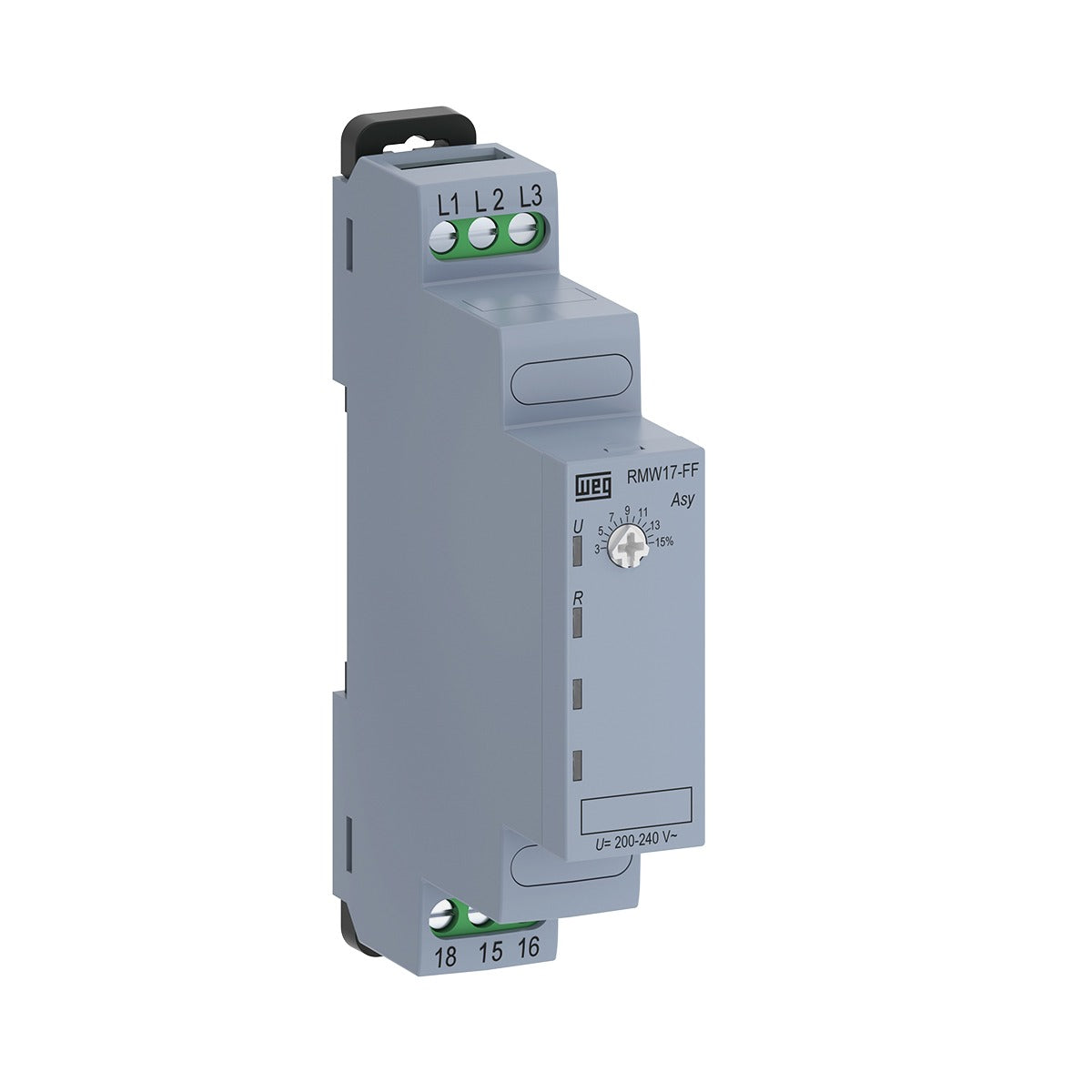 rele falta fase 220-240Vca RMW17-FF01D65 WEG 12590262 [12.06.01.028]