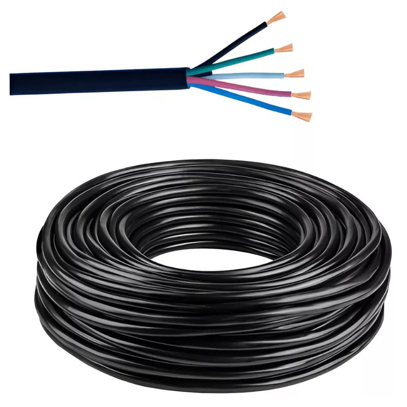 cabo cobre flex controle / PP 500V 5x1,5mm² [metro]