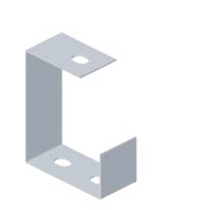 suporte curto p/perfilado 38x38 ZINC INECEL IN-5102 [14.14.02.002]