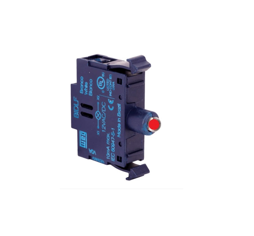 bloco iluminacao VERMELHO  24Vcc  CSW-BIDLF-1E26 WEG 12640038 [12.06.02.022]