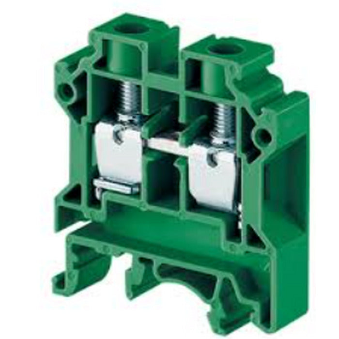 borne SAK 6mm² conexao tipo parafuso verde CONNECTWELL CTS6UGN  [12.01.01.018]