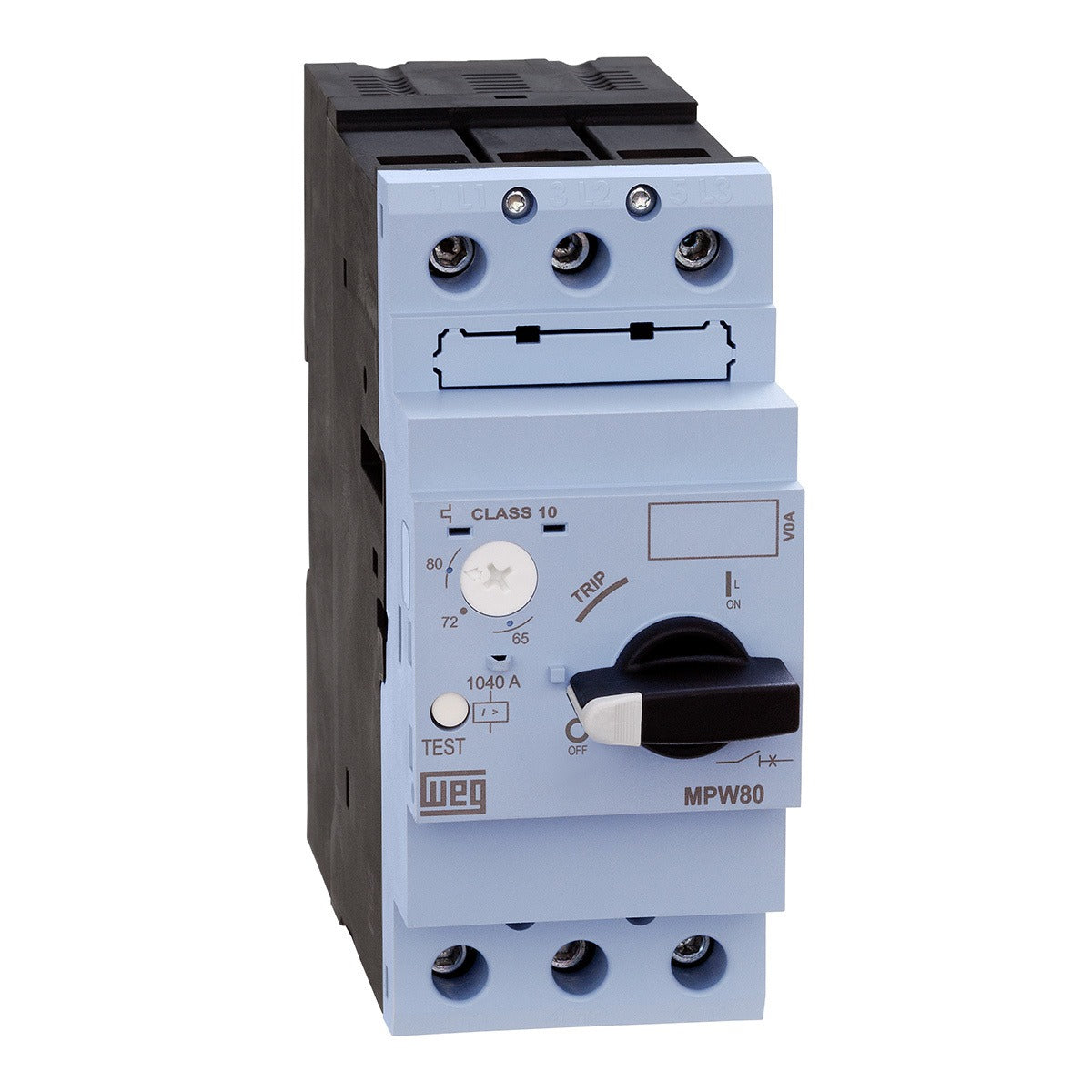 disjuntor motor 40~50A MPW80-3-U050 WEG 12425428 [12.13.01.025]