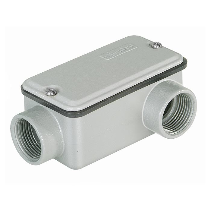 condulete c/rosca BSP c/tampa 1 1/2" tipo LL CONDULETZEL aluminio N6,5 WETZEL E002050060 [14.07.02.002]