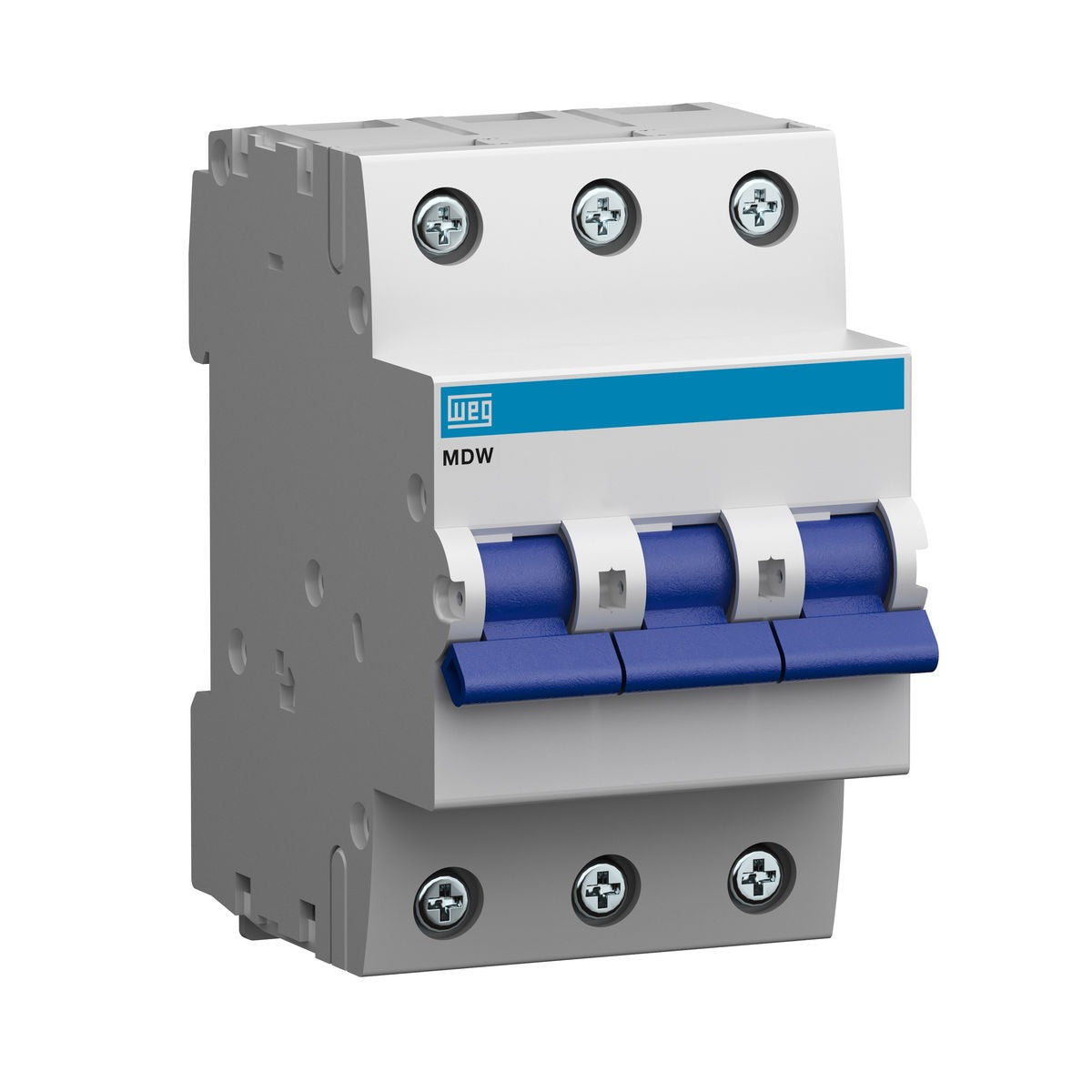 disjuntor DIN 3x10A 3kA WEG MDW-C10-3 10076409  [12.13.01.026]