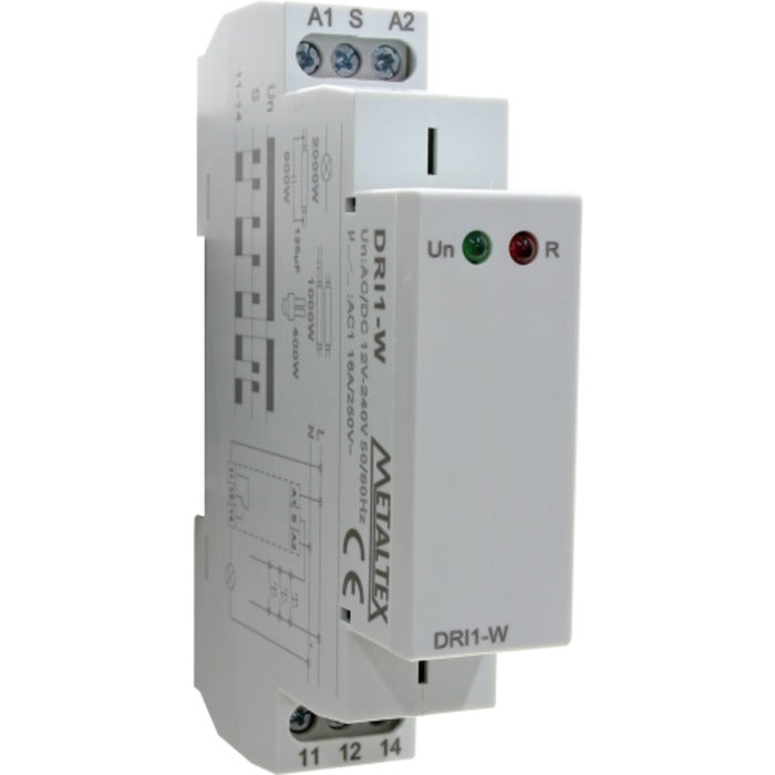 rele impulso 16A 1NAF 12~240Vca/cc "telerruptor" METALTEX DRI1-W  [11.08.01.036]