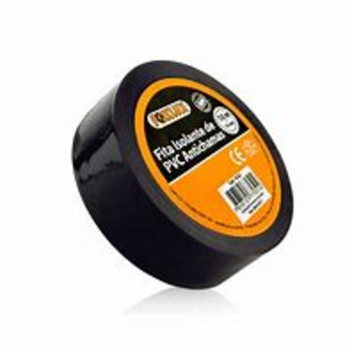 fita isolante BAIXA TENSAO preta rolo 20m (unidade) FOXLUX 10.03 [11.01.03.002]