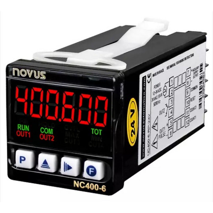 contador NC400-6-RR c/ RS485 NOVUS 8040019022 [11.05.01.006]